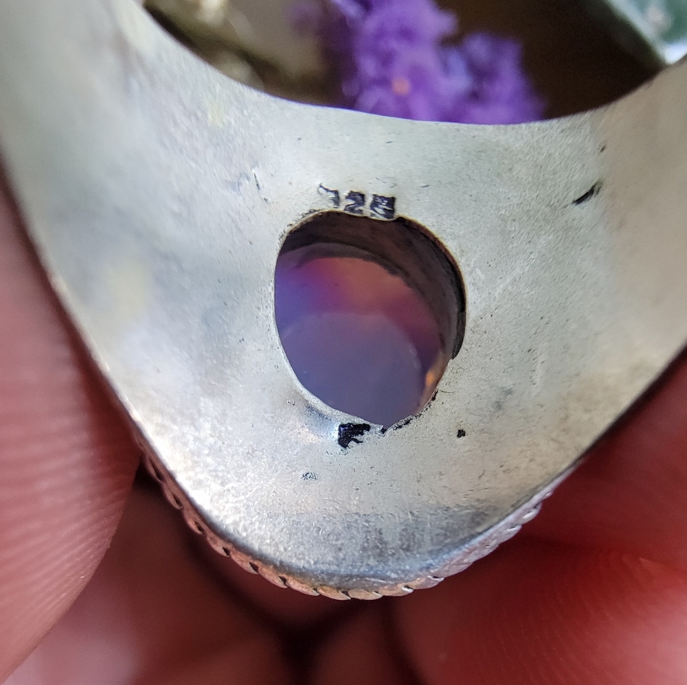 Vintage 925 Moonstone  Ring. Size 6.5 - Picture 3 of 7